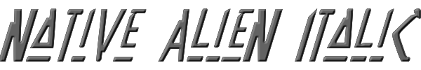 Native Alien Italic 