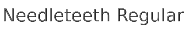 Needleteeth Regular 