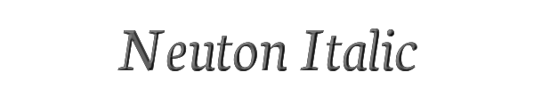 Neuton Italic 