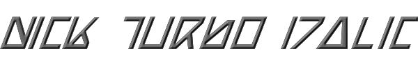 Nick Turbo Italic 