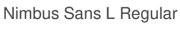 Nimbus Sans L Regular 
