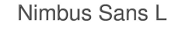 Nimbus Sans L 