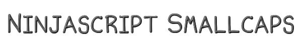 Ninjascript Smallcaps 