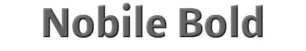 Nobile Bold 