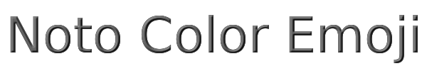 Noto Color Emoji 