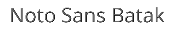 Noto Sans Batak 