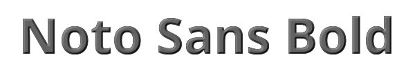 Noto Sans Bold 