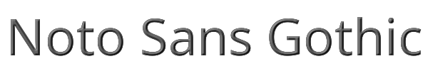 Noto Sans Gothic 