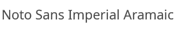 Noto Sans Imperial Aramaic 