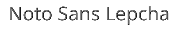 Noto Sans Lepcha 