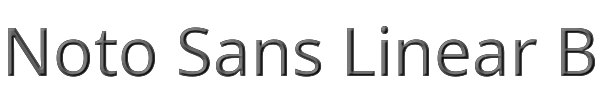 Noto Sans Linear B 