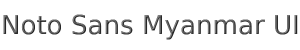 Noto Sans Myanmar UI 
