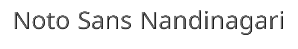 Noto Sans Nandinagari 