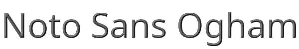 Noto Sans Ogham 