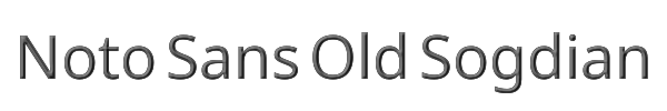 Noto Sans Old Sogdian 