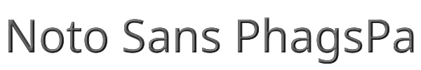 Noto Sans PhagsPa 