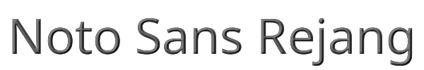 Noto Sans Rejang 