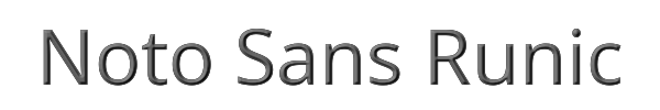 Noto Sans Runic 