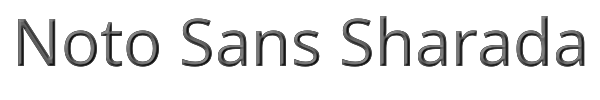 Noto Sans Sharada 