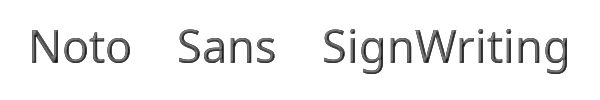Noto Sans SignWriting 