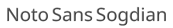Noto Sans Sogdian 
