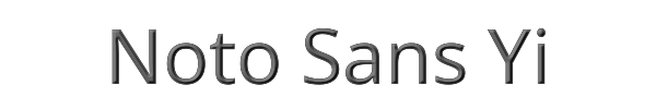 Noto Sans Yi 