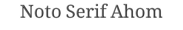 Noto Serif Ahom 