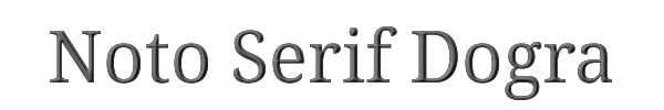 Noto Serif Dogra 
