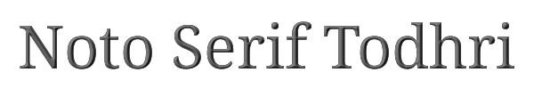 Noto Serif Todhri 