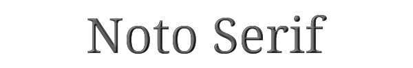 Noto Serif 