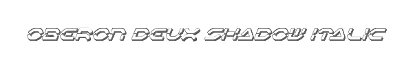 Oberon Deux Shadow Italic 