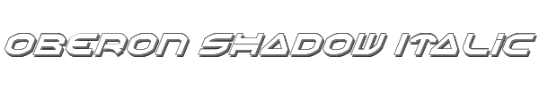 Oberon Shadow Italic 