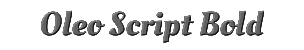 Oleo Script Bold 