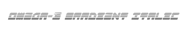 Omega-3 Gradient Italic 