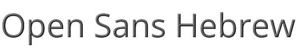 Open Sans Hebrew 
