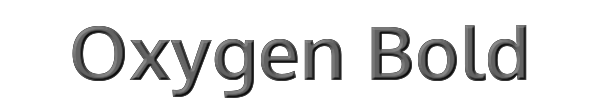 Oxygen Bold 