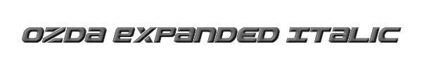 Ozda Expanded Italic 