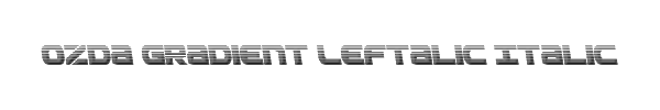 Ozda Gradient Leftalic Italic 