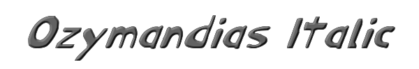 Ozymandias Italic 