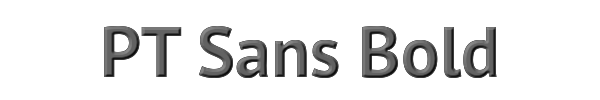 PT Sans Bold 