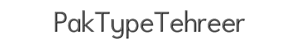PakTypeTehreer 