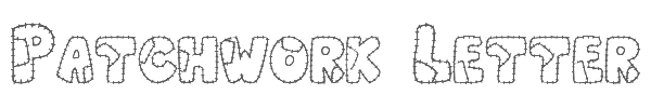 Patchwork Letter 