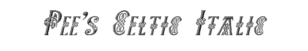Pee's Celtic Italic 