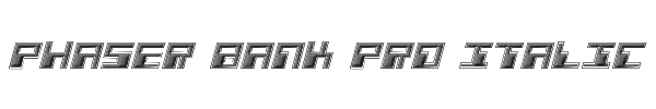 Phaser Bank Pro Italic 