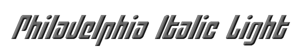 Philadelphia Italic Light 