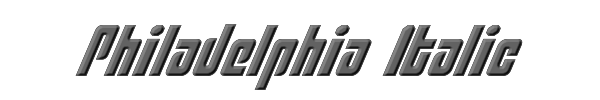 Philadelphia Italic 