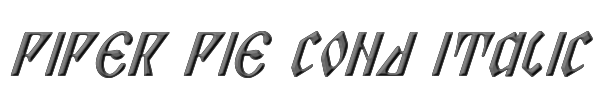 Piper Pie Cond Italic 