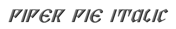 Piper Pie Italic 