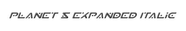Planet S Expanded Italic 