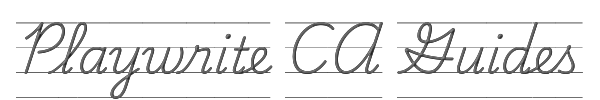 Playwrite CA Guides 